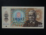 10 Kčs 1986 série J 69, II. tisková deska