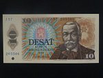 10 Kčs 1986 série J 57, II. tisková deska