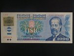 1000 Kč 1985/1993 série U 05, kolek lepený