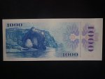 1000 Kč 1985/1993 série U 05 I.deska, kolek lepený