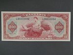 Vydání pro Západní zónu, 100 Deutsche Mark 1948 série L/A, Ros. 244, Grab. WBZ-8