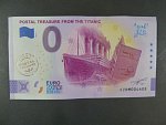 0 Euro Titanic 2024, zlatý přítisk Titanic Postal