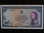 RHODESIE, 5 Pounds 1964, série F/1, BNB. B103a2, Pi. 26