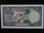 RHODESIE, 5 Pounds 1964, série F/1, BNB. B103a2, Pi. 26
