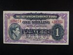 VÝCHODNÍ AFRIKA, 1 Shilling 1943, BNB. B216a, Pi. 27