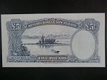 NOVÝ ZÉLAND, 5 Pounds 1961, BNB. B107e, Pi. 160