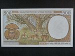 STŘEDOAFRICKÉ STÁTY-GUINEA, 500 Francs 1997, BNB. B101Nd, Pi. 601N