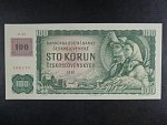 100 Kč 1961/1993 série G 39, kolek, I.vydání, číslovač 2d
