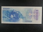 1000 Kč 1985/1993 série U 04 I.deska, kolek tištěný