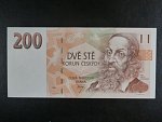 200 Kč 1993 série A 10 proužek Kčs, bílý papír