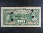 100 Kč 1920 série D, perf. SPECIMEN + 4x skartační otvor