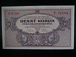 10 Kč 1927 série N 197