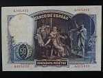 50 Pesetas 1931, (v oběhu: 1937), BNB. B524a, Pi. 82