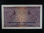 10 Kč 1927 série B 029, perf. SPECIMEN