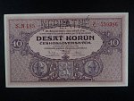10 Kč 1927 série N 185, perf. NEPLATNÉ