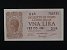 EVROPA - ITÁLIE - 1 Lire 1944 var. podpisu, BNB. B316a, Pi. 29a