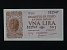 EVROPA - ITÁLIE - 1 Lire 1944 var. podpisu, BNB. B316b, Pi. 29b