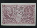 5 Lire 1944 série 0401, BNB. B318b, Pi. 31b