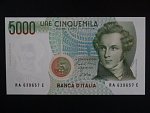 5000 Lire 1985, podpis Ciampi/Stevani, BNB. B461a, Pi. 111a