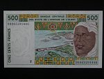 ZÁPADNÍ AFRIKA, TOGO, 500 Francs 1998, BNB. B115Th, Pi. 810Ti