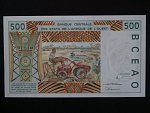ZÁPADNÍ AFRIKA, TOGO, 500 Francs 1998, BNB. B115Th, Pi. 810Ti