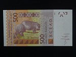 ZÁPADNÍ AFRIKA, TOGO, 500 Francs 2013 T, BNB. B120Tb, Pi. 814Tb