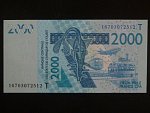 ZÁPADNÍ AFRIKA, TOGO, 2000 Francs 2016, BNB. B122Tp, Pi. 816Tp