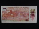 50 Sk/Kčs 1987 série F 25 kolkovaná, sériová čísla blíž u sebe