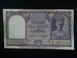 INDIE, 10 Rupees 1944, BNB. B208a, Pi. 24
