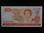 NOVÝ ZÉLAND, 5 Dollars 1989, série JHG, BNB. B118c, Pi. 171