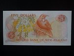 NOVÝ ZÉLAND, 5 Dollars 1985 replacement, BNB. B118bz, Pi. 171