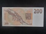 200 Kč 1993 série A 49 proužek Kč, bílý papír