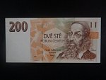 200 Kč 1993 série A 49 proužek Kč, bílý papír
