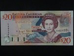 VÝCHODOKARIBSKÉ STÁTY, Sv. Lucia, 20 Dollars 2003, BNB. B228l, Pi. 45