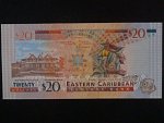 VÝCHODOKARIBSKÉ STÁTY, Sv. Lucia, 20 Dollars 2003, BNB. B228l, Pi. 45