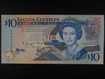 VÝCHODOKARIBSKÉ STÁTY, 10 Dollars 2008, BNB. B232a, Pi. 48
