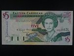 VÝCHODOKARIBSKÉ STÁTY, 5 Dollars 1994 (Sv. Lucie), BNB. B215l, Pi. 31
