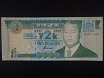 FIDŽI, 2 Dollars 20OO pamětní - milénium, BNB. BNP501a