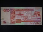 BELIZE, 5 Dollars 1990, BNB. B311a, Pi. 53