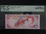 KAJMANSKÉ OSTROVY, 10 Dollars 1991 SPECIMEN - PCGS 66, BNB. B113as1, Pi. 13