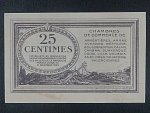 Nouzová poukázka 25 Centimes (0,25 Franc) 1918
