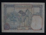 ALŽÍR, 5 Francs 2-9-1941, BNB. B123d, Pi. 77b