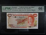 BERMUDY, 100 Dollars 1982 SPECIMEN + perf., BNB. B206as2, Pi. 33s