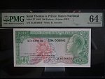 SVATÝ TOMÁŠ, 100 Dobras 1982 - PMG 64, BNB. B213a, Pi. 57