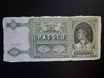 500 Ks 1941 (různé série), vyloveno 1970 z Halštatského jezera 