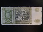 500 Ks 1941 (různé série), vyloveno 1970 z Halštatského jezera 