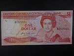 VÝCHODOKARIBSKÉ STÁTY, 1 Dollar 1986 (Sv. Lucie), BNB. B201l, Pi. 17