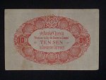 KOREA, okupace Japonskem - 10 Sen 1916, BNB. B405a, Pi. 20