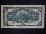 3 Rubles 1917, Rusko-asijská banka Charbin, BNB. (Čína) B6785