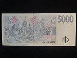 5000 Kč 2026 série 01 D pamětní s přítiskem ČNB 100 LET 1926 - 2026